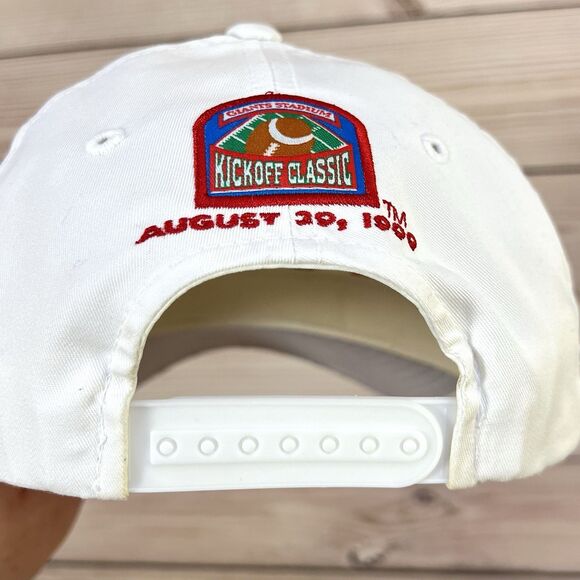 VTG Logo Athletic Miami vs Ohio State Kickoff Classic Hat White Snapback Cap - Picture 10 of 16